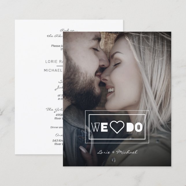 Low Cost Trendy Funny We Do Calligraphy Photo (Frente/Verso)