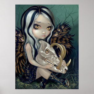Lowbrow feericamente gótico do impressão da arte