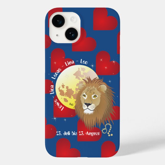 Löwe 23. Juli bis 22. August Apple iPhone Hüllen (Verso)
