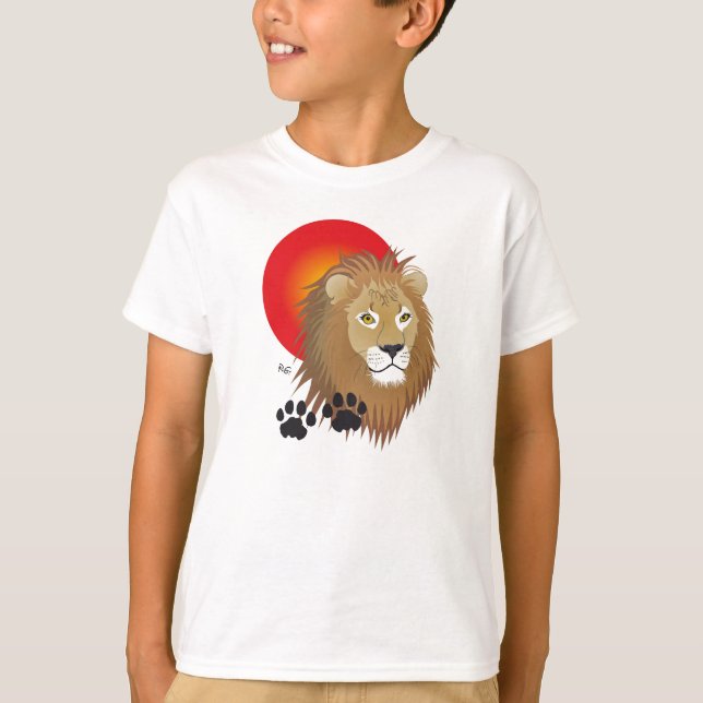 Löwe - Tierkreiszeichen T-Shirt (Frente)