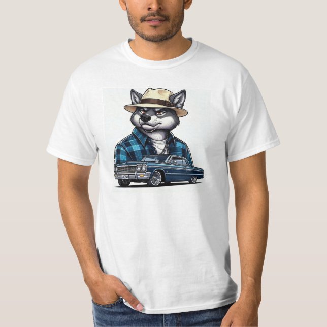 Lowrider Wolf T-Shirt (Frente)