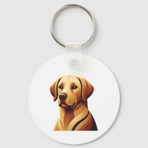 Loyal Labrador Chaveiro