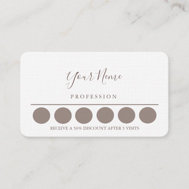 Loyality Cartão de visita (Frente)