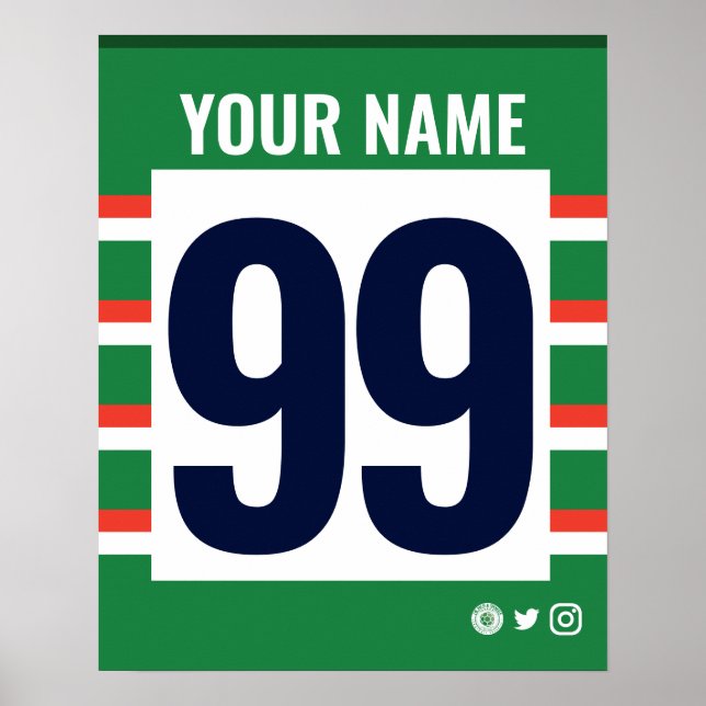 Lstr Tigers Personalizado Poster de Camisa de Rugb (Frente)