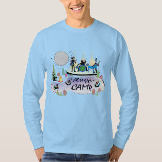 Lt longo básico Azul RushCamp do t-shirt Viv da