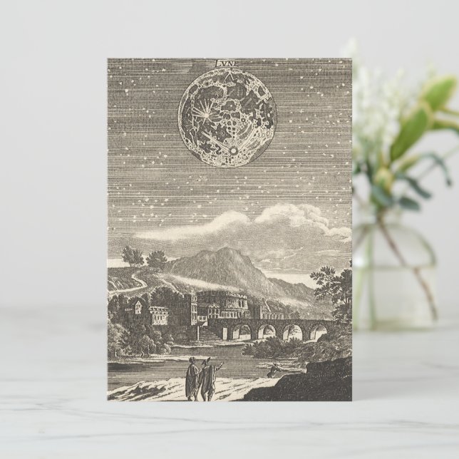 Lua antiga do renascimento por Allain Mallet (Em pé/Frente)