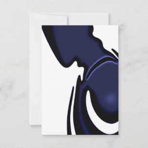 Lua Azul: Azul Abstrato, Branco e Preto