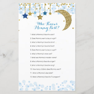 Lua azul brilhante Aquarela Que Conhece Melhor A M