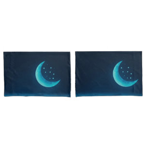 Lua azul e montanhas Piloto