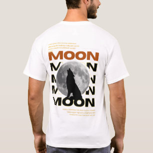 Lua - Camiseta Gráfica Noturna Mística