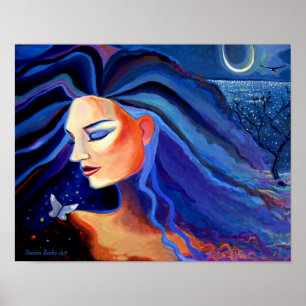 Lua de Piscean - impressão