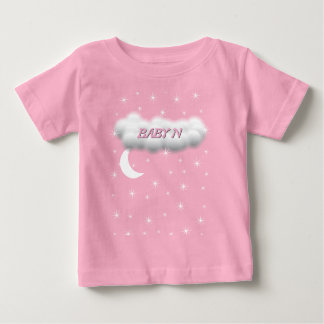 Lua e estrelas bebê T-Shirt