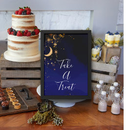 Lua e estrelas pegam poster