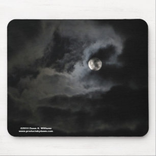 Lua encoberta Mousepad