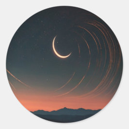 Lua no céu Adesivo mágico