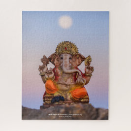 Lua sobre Ganeshji, quebra-cabeça de 16x20