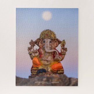Lua sobre Ganeshji, quebra-cabeça de 16x20