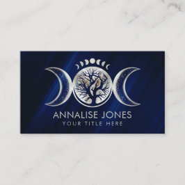 Lua tripla - Cartão de visita do Ornamento da Árvo