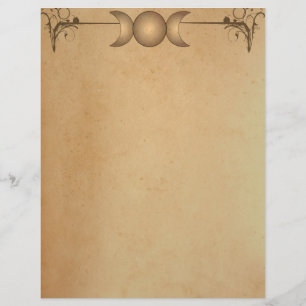 Lua tripla DE PAPEL cabeçalho Enchanted MANCHADO