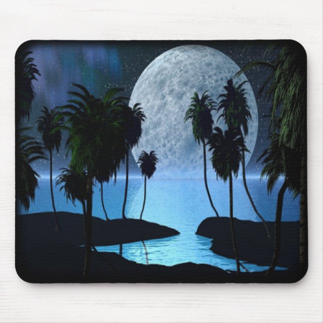 Lua tropical Mousepad (Frente)