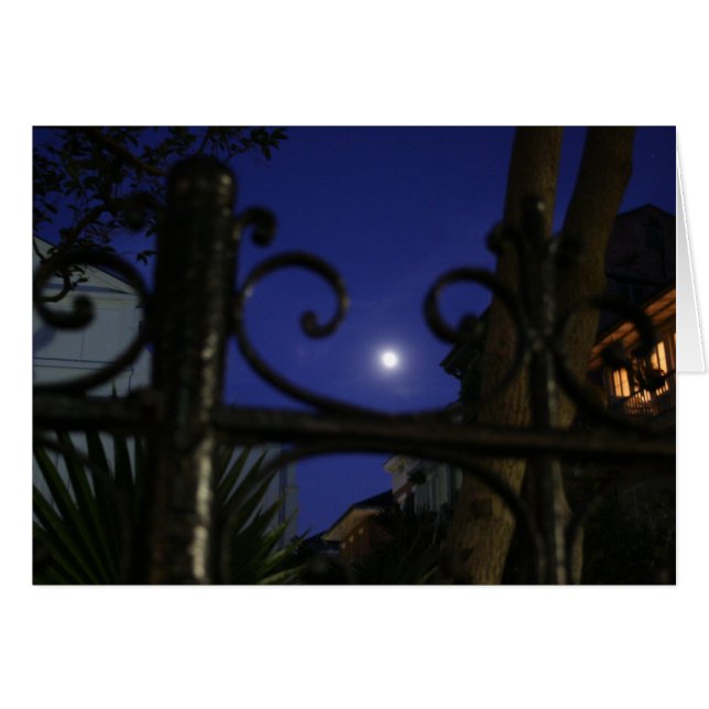 Luar no cartão fácil grande (Frente Horizontal)