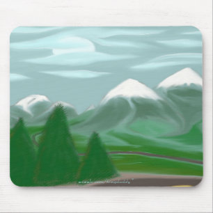 Luar ocidental Mousepad dos alces