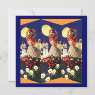 LUAU HULA DANCE CONVITE DE FESTAS ~EZ PARA PERSONA