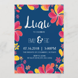Luau Invite - Convite de festas tropical havaiano