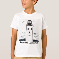 Lucas, camiseta de farol para Meninos e Meninas