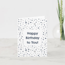 Lucas Confetti Watercolor Dots - Cartão de Anivers