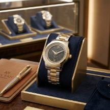 LUCIAN GENÈVE Relógio Executivo Fluted