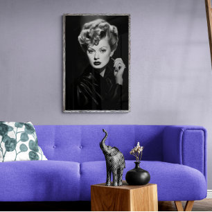 Lucille Ball Vintage Classic, Elegante Poster