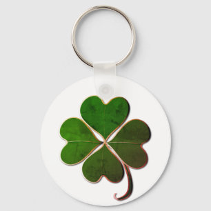 Lucky 4 Leaf Clover Chaveiro
