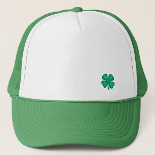Lucky 4 Leaf Irish Clover boné verde de caminhonei