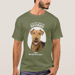 Lucky Airedale T-Shirt