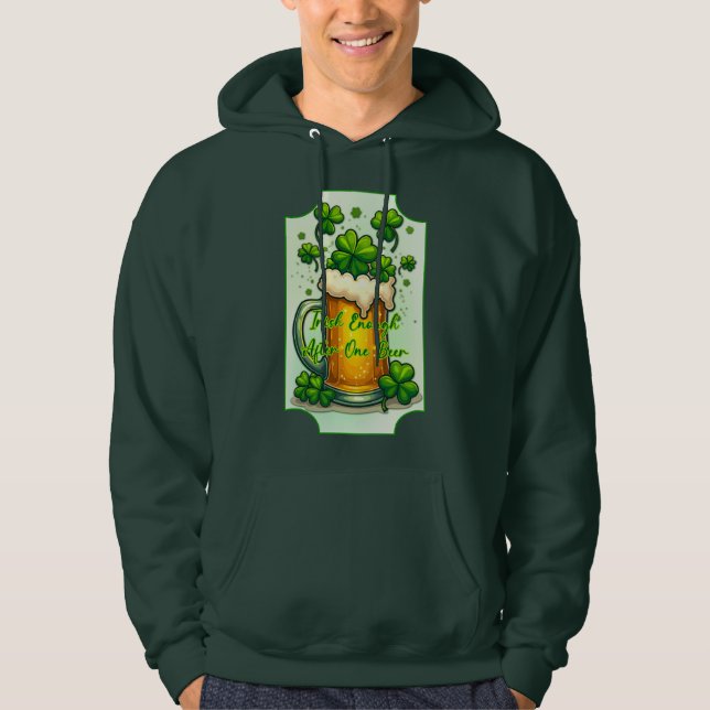 Lucky Beer St Patrick’s Day Shirt –  Moletons (Frente)