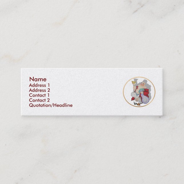 Lucky Buddha Cartão de visita (Frente)