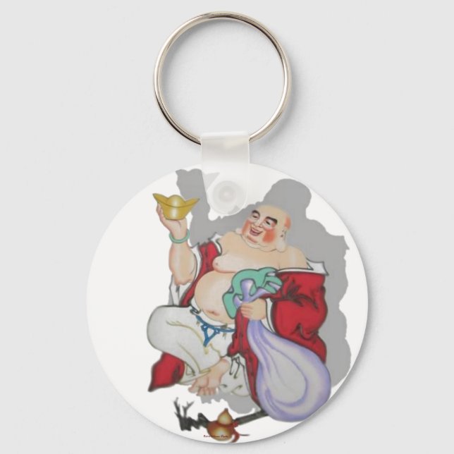 Lucky Buddha Chaveiro (Frente)