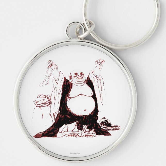 Lucky Buddha Chaveiro (Frente)