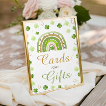 Lucky Charm Cards and Gifts Sign
