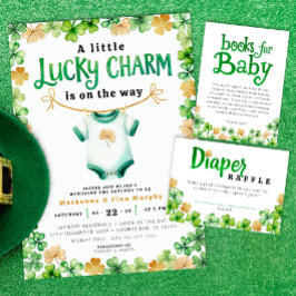 Lucky Charm - Convite para Chás de fraldas na Irla