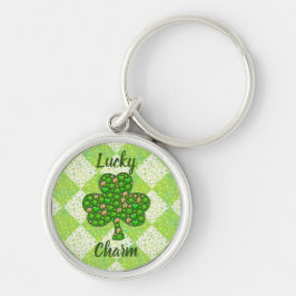 Lucky Charm Round Chaveiro