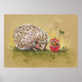 Lucky Clover Tarde Grande Poster