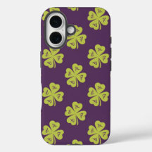 Lucky Four-Leaf Clover Pattern