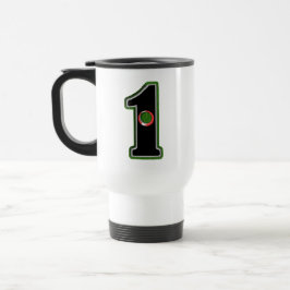 Lucky Golf Hole em um Design! caneca de viagem
