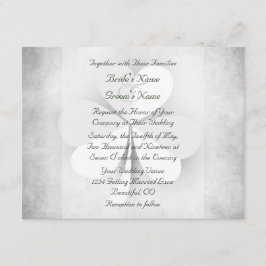 Lucky Heart Leaf Clover Convite para Casamento na