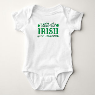 Lucky Irish Baby Dia de São Patrício T-Shirt