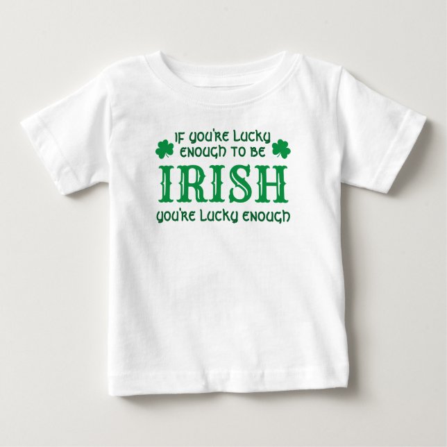 Lucky Irish | Dia de São Patrício T-Shirt (Frente)