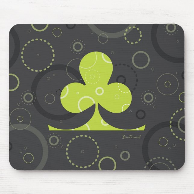 Lucky Irish Shamrock Mousepad (Frente)