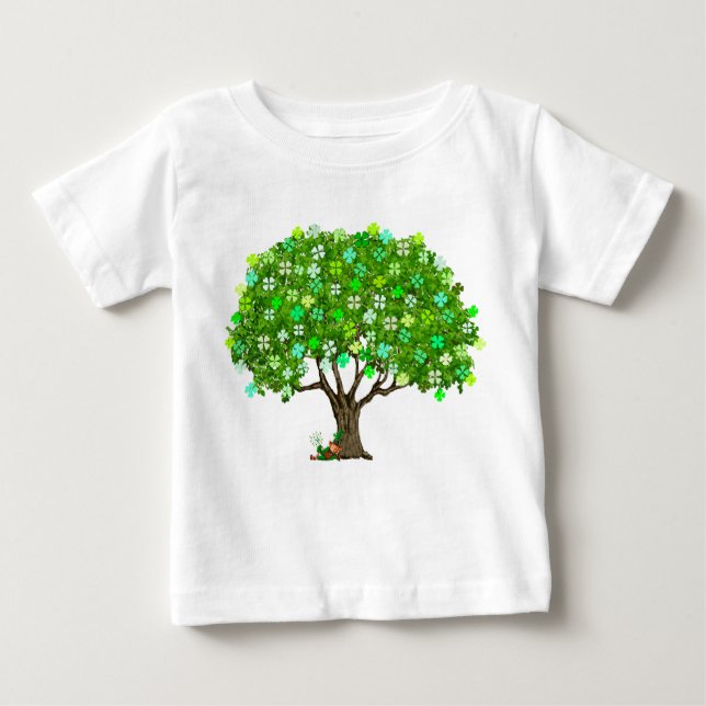 Lucky Leprechaun Baby T-Shirt (Frente)